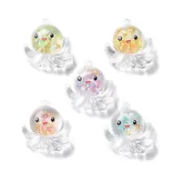 Luminous Transparent Resin Pendants