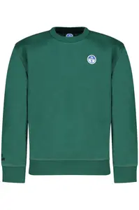 NORTH SAILS CHILDREN'S ZIP-UP SWEATSHIRT, GREEN