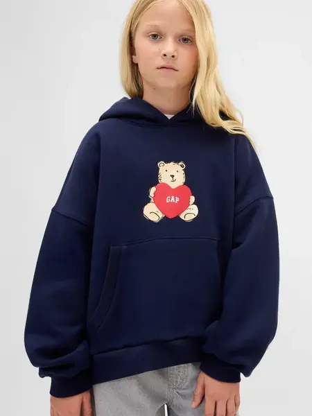 Dětská oversize mikina GAP s medvídkem