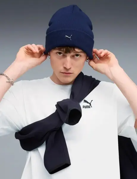 Puma Metal Puma Cat High Crown Beanie OSFA