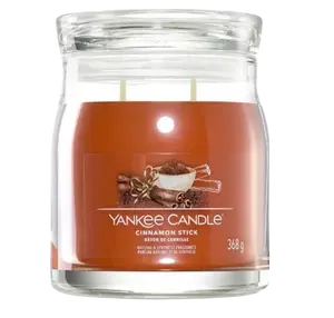 YANKEE CANDLE Signature Cinnamon Stick Vonná svíčka 368 g