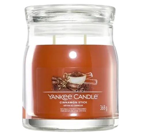 YANKEE CANDLE Signature Cinnamon Stick Vonná svíčka 368 g