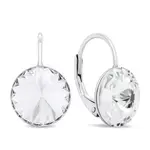 Brilio Silver Krásne strieborné náušnice s čírymi zirkónmi EA372W