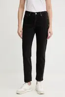 Džíny Levi's WEDGIE dámské, černá barva, 003NE-0000