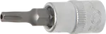 BGS technic Hlavice zástrčné 1/4" Torx TS, pěticípé s otvorem (různé velikosti) - BGS Profil: Torx, Velikost: TS20