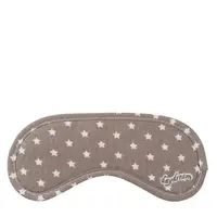 SCANquilt maska na spaní hvězdičky hnědá 19 x 8 cm