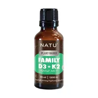 NATU Family vitamin D3+K2 vegan 30 ml
