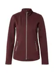 KILLTEC Funkčná flisová bunda 'KSW 99'  vínovo červená