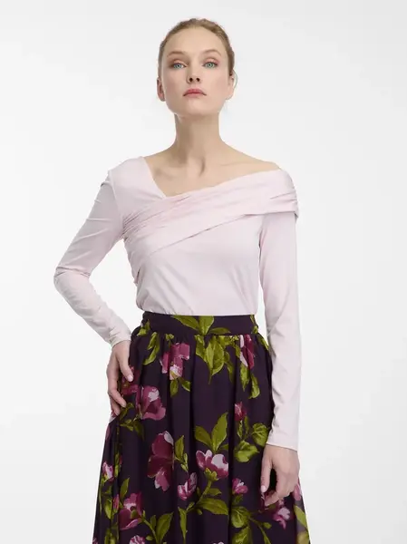 Světle růžová dámská halenka ORSAY