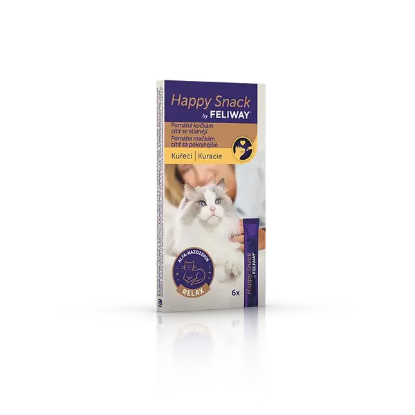 FELIWAY Happy snack s kuřecím 6 kusů
