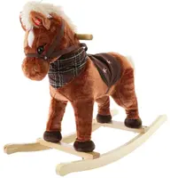 EURO BABY Houpací koník se zvuky  - hnědý