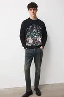 Bavlněné tričko s dlouhým rukávem Medicine