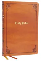 KJV Holy Bible: Large Print Thinline, Tan Leathersoft, Red Letter, Comfort Print: King James Version - Thomas Nelson