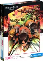 Clementoni Puzzle Anime Collection: Attack on Titan 1000 dílků