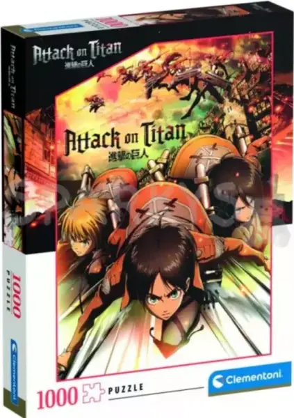 Clementoni Puzzle Anime Collection: Attack on Titan 1000 dílků