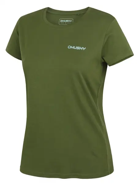 Husky Tee Walker L XL, green Dámské bavlněné triko