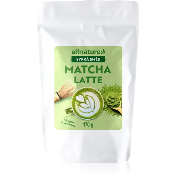 Allnature Matcha Latte prášok na prípravu nápoja 170 g