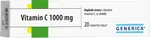GENERICA Vitamin C 1000 mg 20 šumivých tablet