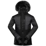 ALPINE PRO NADDR Pánska lyžiarska bunda, čierna, veľkosť