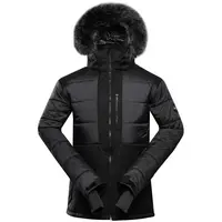 ALPINE PRO NADDR Pánska lyžiarska bunda, čierna, veľkosť