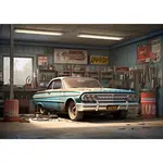 MALBA NA PLÁTNĚ, vozidla, 135/100 cm