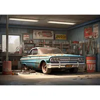 MALBA NA PLÁTNĚ, vozidla, 135/100 cm