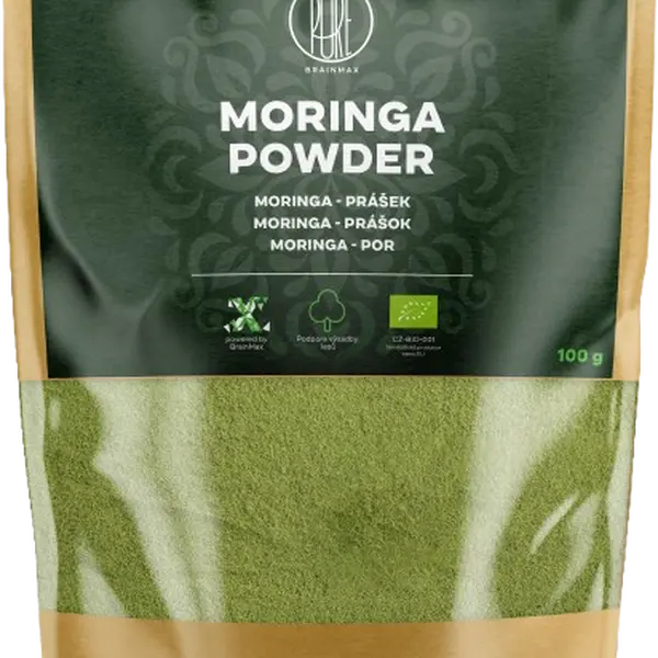 BRAINMAX PURE Moringa BIO prášek 100 g
