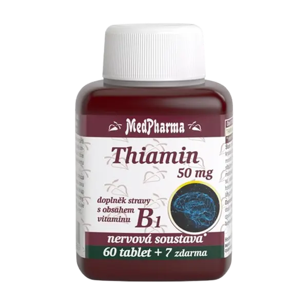 MEDPHARMA Thiamin (vitamin B1) 50 mg 67 tablet