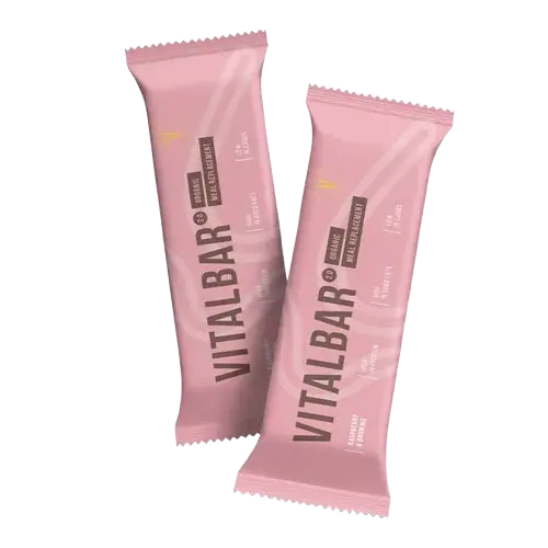 VITALVIBE Vitalbar™ 2.0 Proteinová tyčinka, BIO Raspberry & Brownie 70 g