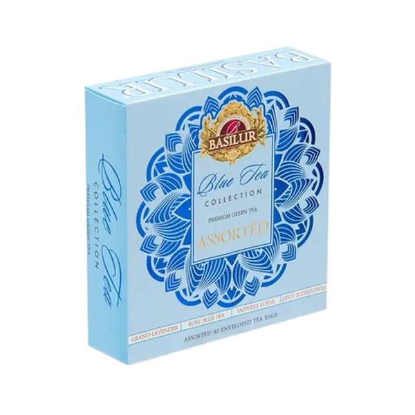BASILUR Gift Blue Tea Assorted přebal 40 x 1.5 g