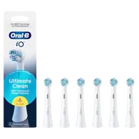 ORAL-B iO Series Ultimate Clean kartáčkové hlavy, bílé 6 ks