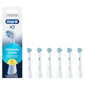 ORAL-B iO Series Ultimate Clean kartáčkové hlavy, bílé 6 ks
