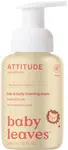 ATTITUDE Dětská mycí pěna (2v1) Baby leaves s vůní hruškové šťávy 295 ml