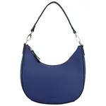 Elegantní dámská kožená kabelka přes rameno Priff, modrá