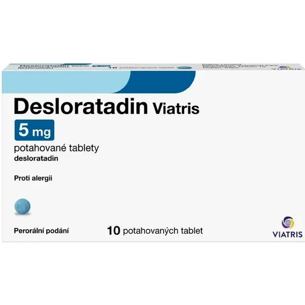 Desloratadin Viatris 5mg 10 potahovaných tablet