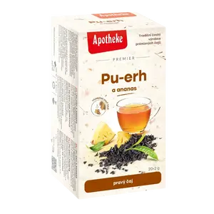 APOTHEKE čaj Pu-erh a ananas 20 x 2 g