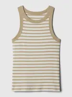 Svetlo hnedé dámske pruhované tielko GAP