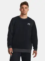 Čierna mikina Under Armour UA Essential Flc Novelty Crw