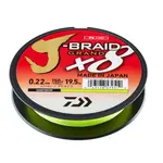 Daiwa pletená šňůra J-Braid Grand X8E 135m Chartreuse 0,16mm 10kg