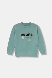 Detská bavlnená mikina United Colors of Benetton