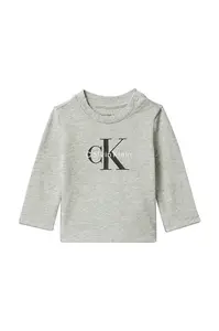 Tričko s dlhým rukávom pre bábätká Calvin Klein Jeans