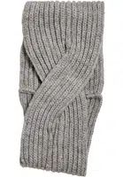 Knitted headband grey
