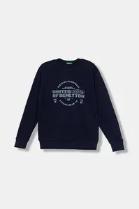 Detská bavlnená mikina United Colors of Benetton