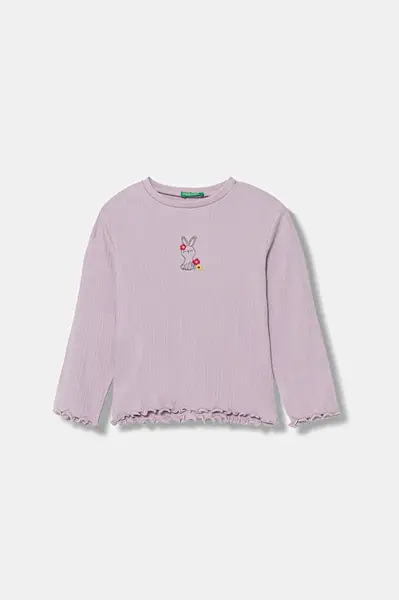 Detské tričko s dlhým rukávom United Colors of Benetton