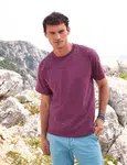 Burgundy Men's T-shirt Valueweight Fruit of the Loom