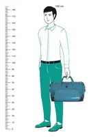 Cestovná taška Travelite Kick Off Duffle M Petrol