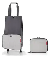 Skladacia nákupná taška na kolieskach Reisenthel Foldabletrolley Herringbone Grey