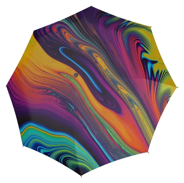 Palicový dáždnik Doppler Modern Art Long Flowing Colors