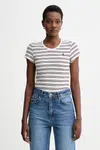 Bavlněné tričko G-Star Raw dámské, šedá barva, D24533-D244