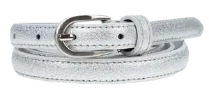 NovaKabelka.cz Cintura Sottile (1,4 cm) Barva pásku: stříbrná